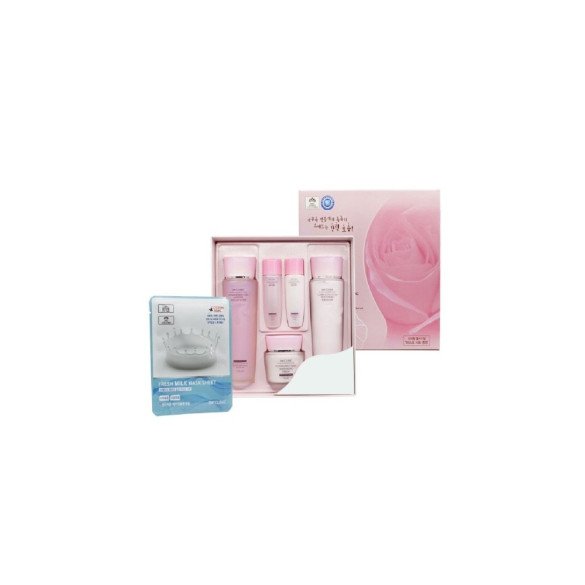 3W CLINIC플라워 이펙트 초보습 스킨케어 SET/여성화장품/여자화장품/화장품세트/여성화장품세트/여자화장 